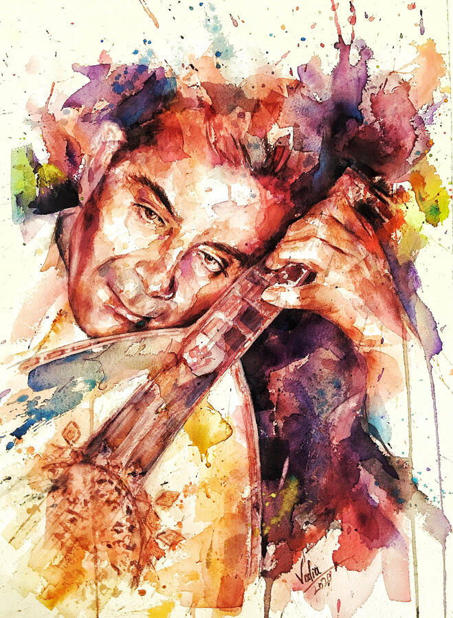 Fareed Al atrash portraite